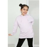 Toontoy Kids Toontoy Kız Çocuk Kanguru Cepli Sweatshirt - 8 Yaş - Açık Lila