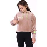 Toontoy Kids Toontoy Kız Çocuk Kapüşonlu Kadife Sweatshirt - 10 - 11 Yaş - Kahverengi