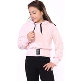 Toontoy Kids Toontoy Kız Çocuk Kapüşonlu Kadife Sweatshirt - 6 - 7 Yaş - Pudra
