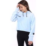 Toontoy Kids Toontoy Kız Çocuk Kapüşonlu Kadife Sweatshirt - 8 - 9 Yaş - Mavi