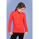 Toontoy Kids Toontoy Kız Çocuk Nakışlı Balıkçı Yaka Okul Tişörtü - 12 Yaş - Kırmızı