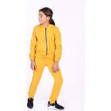 Toontoy Kids Toontoy Kız Çocuk Reflektör Detaylı Kapşonlu Eşofman Takımı - 6 - 7 Yaş - Hardal