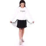 Toontoy Kids Toontoy Kız Çocuk Toontoy Girl Nakışlı Tüllü Elbise - 8 - 9 Yaş - Beyaz