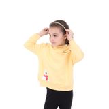 TOONTOY Kız Bebek Baskılı Sweatshirt, 3 Yaş, 22567, Sarı, kız-bebek