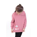 TOONTOY Kız Bebek Baskılı Sweatshirt Gül Kurusu, 1 Yaş, 22567, Gül Kurusu, kız-bebek