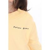 Toontoy Kız Bebek Baskılı Sweatshirt Sarı 9 AY
