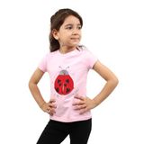TOONTOY Kız Bebek Baskılı Tişört 2 Yaş, 2 YAŞ, 22482, Pembe, Kız bebek