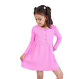 TOONTOY Kız Bebek Elbise Açık Pembe 1 Yaş, 22509