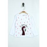 Toontoy Kız Bebek Flamingo Nakışlı T-Shirt