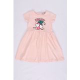Toontoy Kız Bebek Fruit Yazılı Çilek Baskılı Elbise