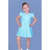 TOONTOY Kız Bebek Göğsü Nakışlı Elbise, 1 Yaş, 10948-, Açık Mint Yeşili, Bebek-Kızlar
