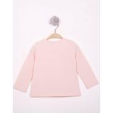 Toontoy Kız Bebek Göğsü Nakışlı T-Shirt Açık Pembe 1 YAŞ