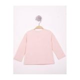 TOONTOY Kız Bebek Göğsü Nakışlı T-Shirt Açık Pembe 2 Yaş, 2 YAŞ, 16069-, Açık Pembe, Kız bebek