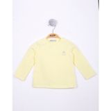 Toontoy Kız Bebek Göğsü Nakışlı T-Shirt Sarı 2 YAŞ