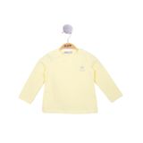 Toontoy Kız Bebek Göğsü Nakışlı T-Shirt Sarı 6 AY