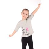 Toontoy Kız Bebek Le Taime Baskılı Tişört Yeşil 9 AY