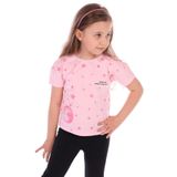 Toontoy Kız Bebek Önü Simli Yıldız Baskılı Tişört