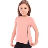 Toontoy Kız Bebek Passion Desing Baskılı Tişört Koyu Pudra 3 YAŞ
