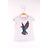 Toontoy Kiz Bebek Tisort Pullu Kus Baski