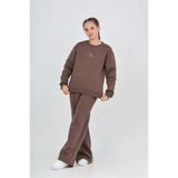 Toontoy Kız Çocuk 2Li Eşofman Takımı Bisiklet Yaka Baskılı Swearshirt - Bol Paça Beli Lastikli Eşofman Altı 24882