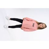 Toontoy Kız Çocuk 2'li Takım Baskılı Bisiklet Yaka Sweatshirt & Basic Düz Tayt - Mercan