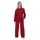 TOONTOY Kız Çocuk 2'li Takım Taş İşlemeli Kapüşonlu Sweatshirt & Beli Lastikli Bol Paça Cepli Eşofman, 8 Yaş, 24951, Bordo, kız-çocuk