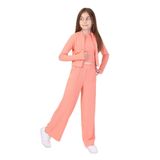TOONTOY Kız Çocuk 3lü Eşofman Takım, Koyu Pudra, 8-9 Yaş, 8-9 Yaş, 22609, Koyu Pudra, kız-çocuk