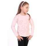 Toontoy Kız Çocuk 4lü Ayıcık Baskılı Tişört - 3 Yaş - Pudra