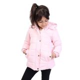 TOONTOY Kız Çocuk Açık Pembe Kapüşonlu Mont, 3 Yaş, 22500, Açık Pembe, Kız Çocuklar