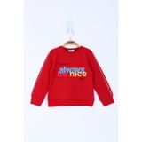 Toontoy Kız Çocuk Always Baskılı Sweatshirt