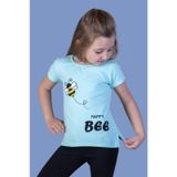 Toontoy Kız Çocuk Arı Baskılı Tişört