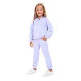 Toontoy Kız Çocuk Armalı Eşofman Takım Mavi 4 YAŞ