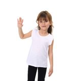 Toontoy Kız Çocuk Atlet Beyaz 5 YAŞ