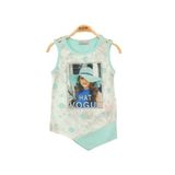 Toontoy Kız Çocuk Atlet Hat Vogue Baskılı Açık Mint Yeşili 6 YAŞ