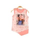 Toontoy Kız Çocuk Atlet Hat Vogue Baskılı Somon 8 YAŞ