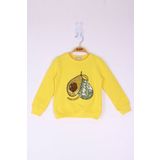 Toontoy Kız Çocuk Avocuddle Nakışlı Sweatshirt