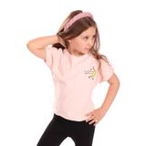 TOONTOY Kız Çocuk Ay Yıldız Baskılı Tişört 3 Yaş, 3 Yaş, 22134, Pudra, Kız Çocuklar