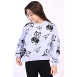 Toontoy Kız Çocuk Ayıcık Baskılı Sweatshirt