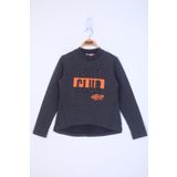 Toontoy Kız Çocuk Ballet Club Baskılı Sweatshirt - 12 Yaş - Antrasit Melanj