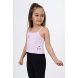 Toontoy Kız Çocuk Baskılı Atlet Açık Lila 3 YAŞ