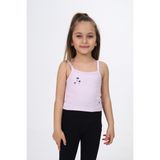 Toontoy Kız Çocuk Baskılı Atlet Açık Lila 5 YAŞ