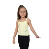 Toontoy Kız Çocuk Baskılı Atlet Açık Sarı 5 YAŞ