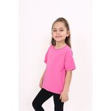 Toontoy Kız Çocuk Baskılı Bisiklet Yaka Kısa Kollu Tişört - Orkide - 4