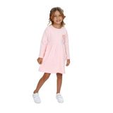 TOONTOY Kız Çocuk Baskılı Elbise 3 Yaş, 3 Yaş, 24571, Pudra, Kız Çocuklar