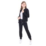 Toontoy Kız Çocuk Baskılı Eşofman Takım Siyah 8 YAŞ