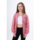 Toontoy Kız Çocuk Baskılı Hırka Gül Kurusu 8-9 YAŞ