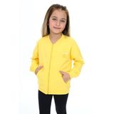 Toontoy Kız Çocuk Baskılı Hırka Koyu Sarı 2 YAŞ