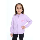 Toontoy Kız Çocuk Baskılı Hırka Lila 2 YAŞ