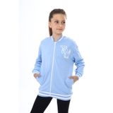 Toontoy Kız Çocuk Baskılı Hırka Mavi 10-11 YAŞ
