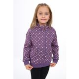 Toontoy Kız Çocuk Baskılı Hırka Mor 5 YAŞ
